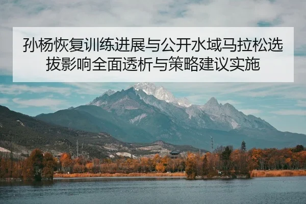 孙杨恢复训练进展与公开水域马拉松选拔影响全面透析与策略建议实施